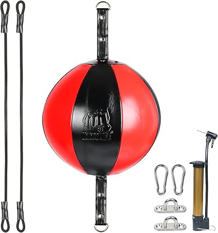Double End Punching Ball Striking Punching Bag Kit, Speed Striking Reflex Kit